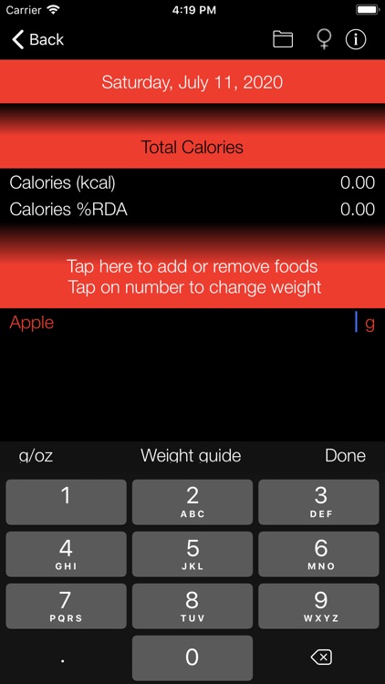 Calorie Counter and Tracker