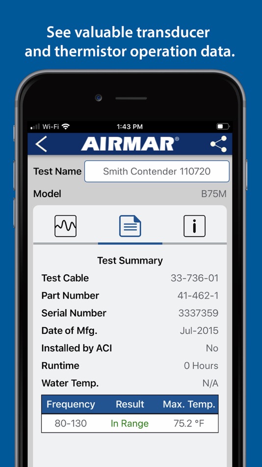 #4. SensorCheck™ (iOS) 由: Airmar Technology Inc.