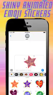 shinyanimatedemojistickers iphone screenshot 2