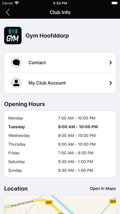 Premium Fitness Boutique Screenshot