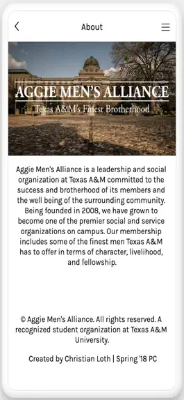 Game screenshot Aggie Men's Alliance mod apk