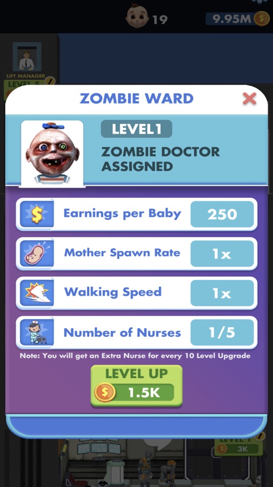 #3. Idle Baby Miner (iOS) 由: funcell Games Pvt Ltd