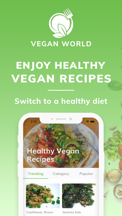Vegan Recipes - Plant Basedのおすすめ画像1