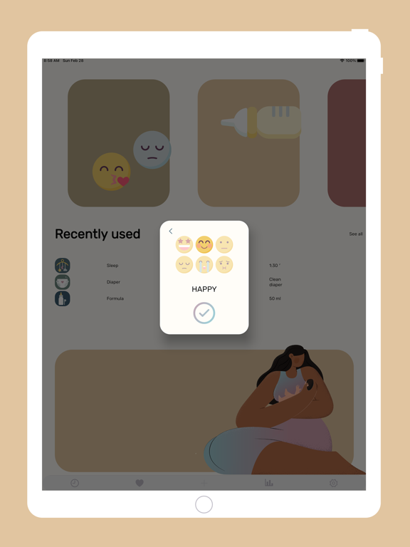 Screenshot #4 pour Nursula Baby Tracker