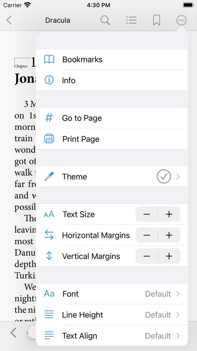Bluefire Reader iPhone-skjermbilde 3