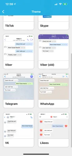 Captura de Pantalla 6 Faker 2 - Mensajes Falsos iphone