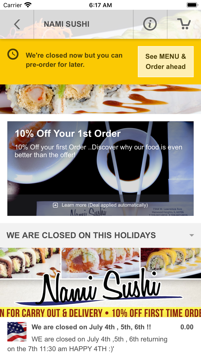 Nami Sushi Restaurant