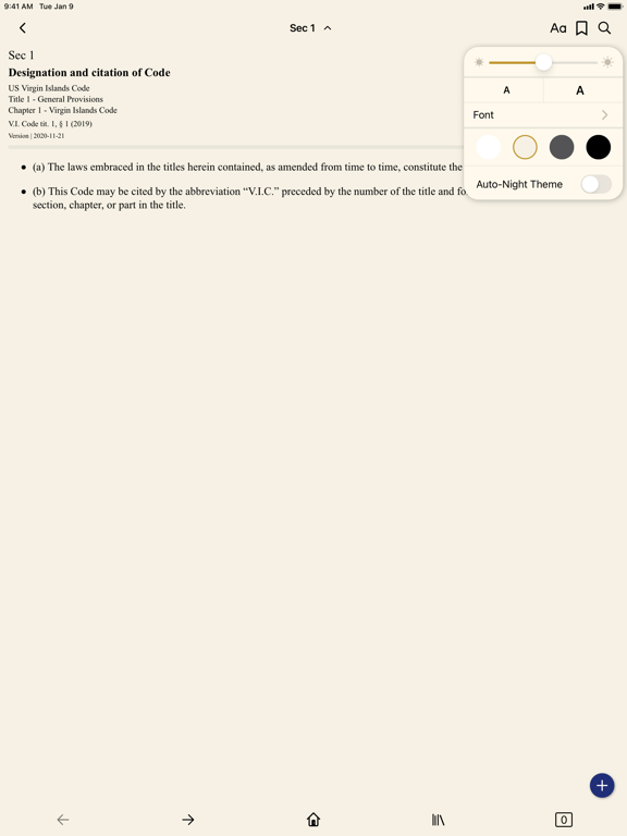 Screenshot #6 pour US Virgin Islands Code