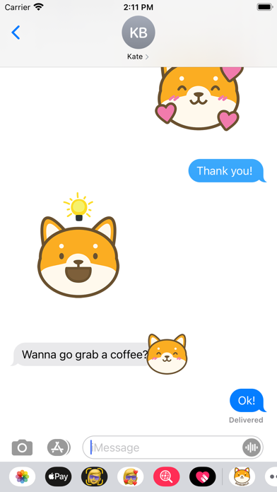 Shibamoji Sticker Pack Classic Screenshot