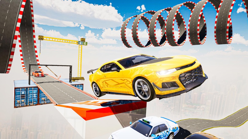 #3. Racing Car Impossible Stunts (iOS) Bởi: The Game Storm Studios