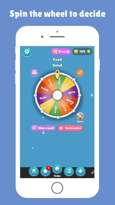 Screenshot #1 pour Decision Maker: Spin the Wheel
