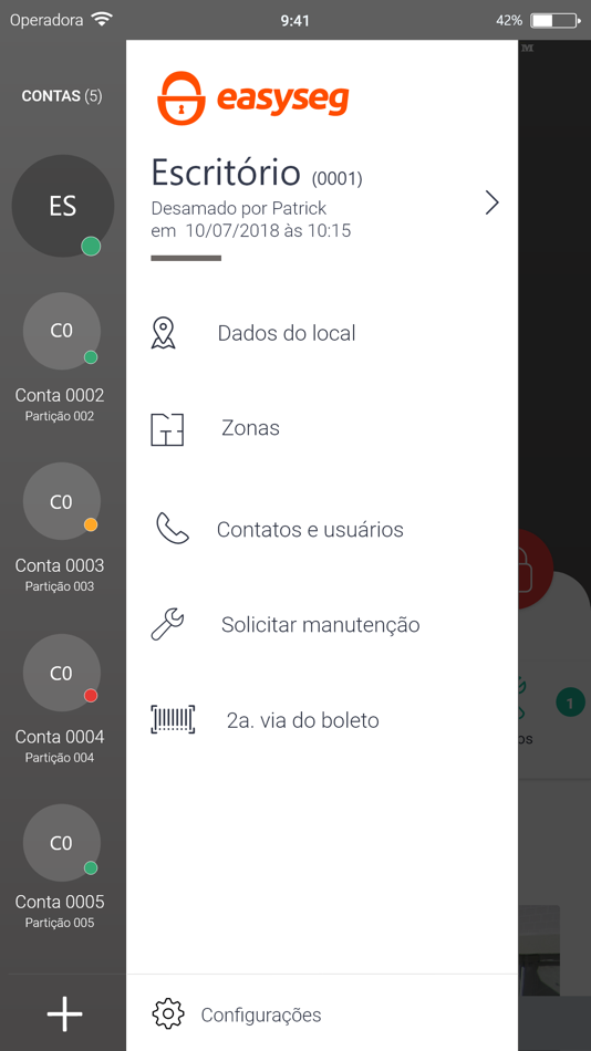 #2. Easyseg Alarme (iOS) By: Easyseg