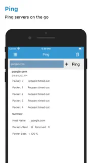 manageengine ping tool iphone screenshot 2