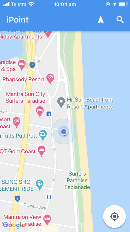 #1. iPoint GPS (iOS) 由: Bryan Rolandsen