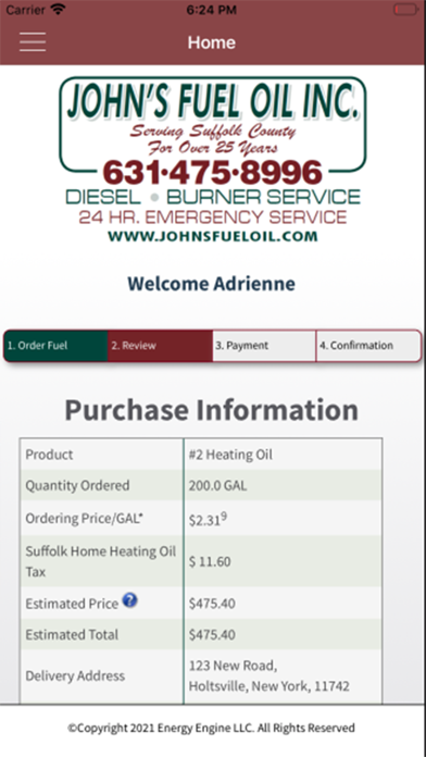 John's Fuel Oil Screenshot