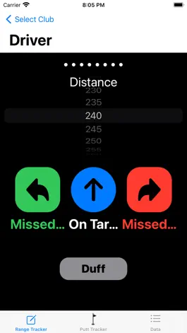 Game screenshot Driving Range Tracker apk
