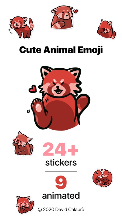 Cute Animal Emoji screenshot-0