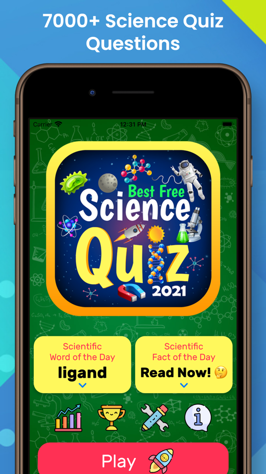 Best New Science Quiz 2021 - 2021.3 - (iOS)