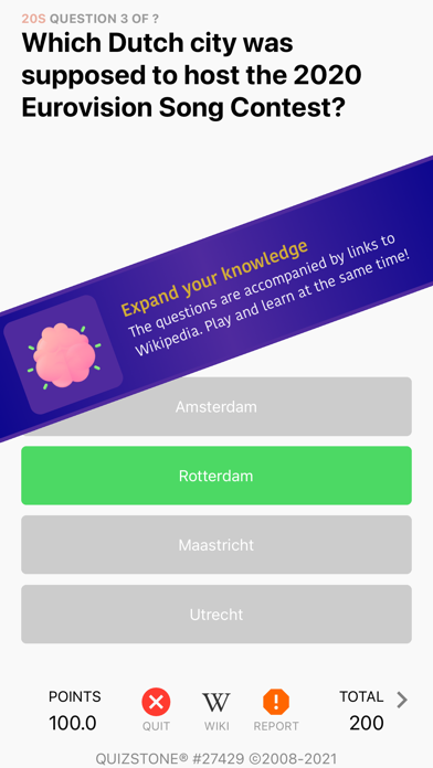 Eurovision Quiz Screenshot