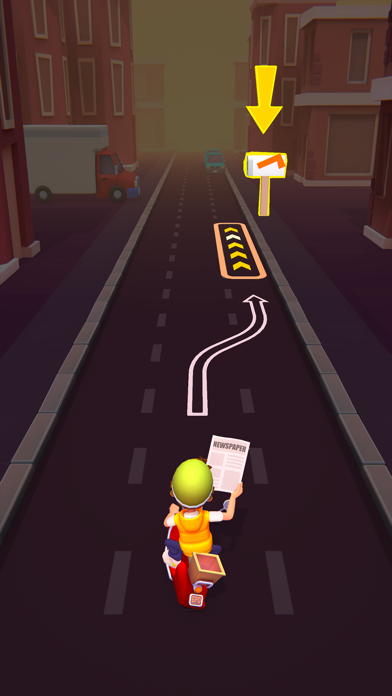Paper Boy Race: Run & Rush 3D screenshot 4