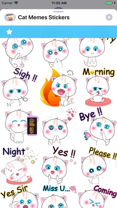 Cat Memes Stickers Screenshot