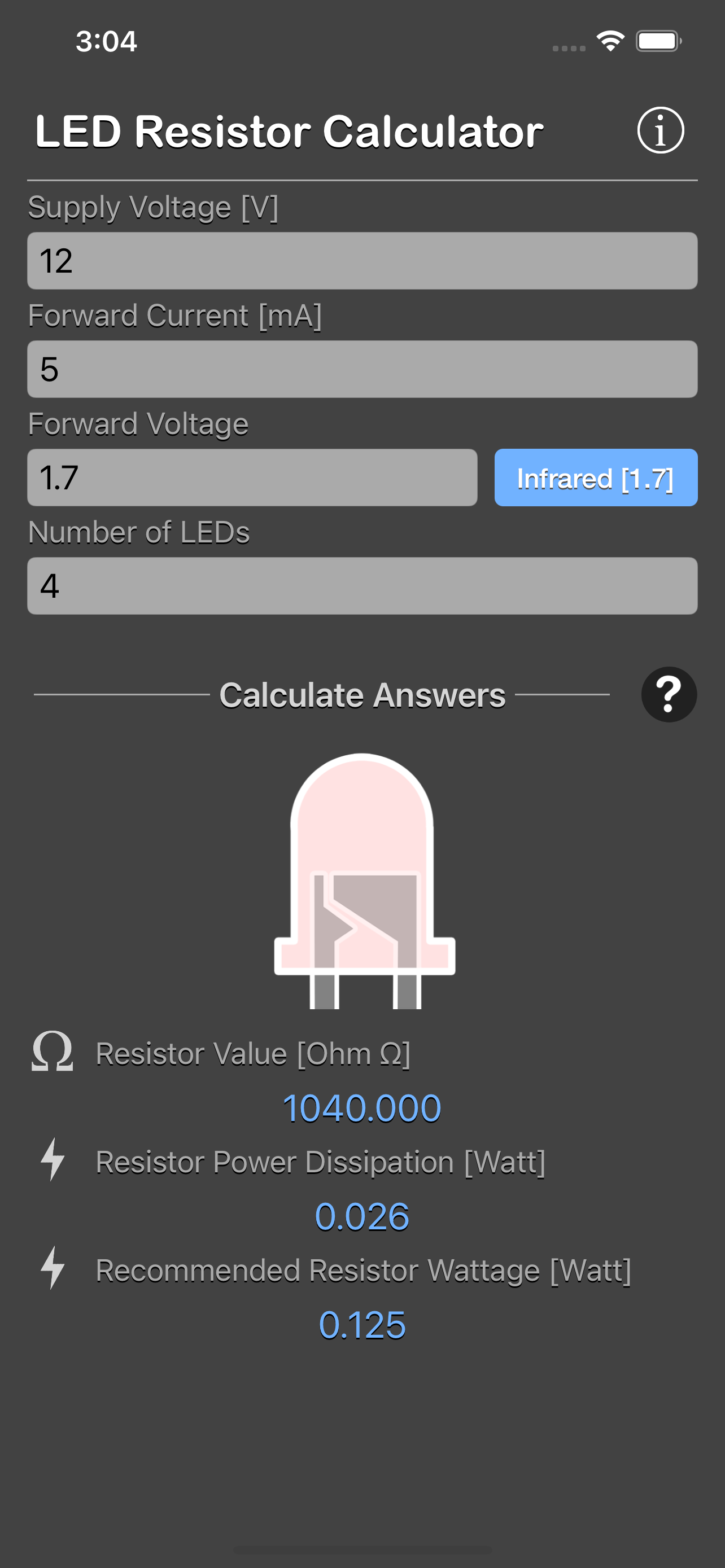 LED Resistor Calculator Plus
