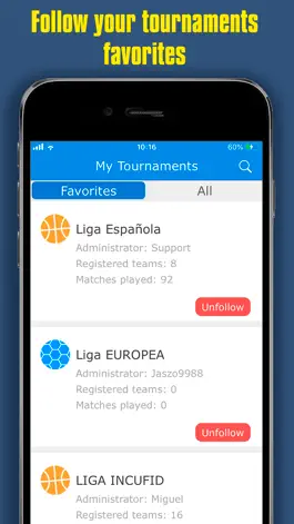 Game screenshot My Tournaments: Manager apk
