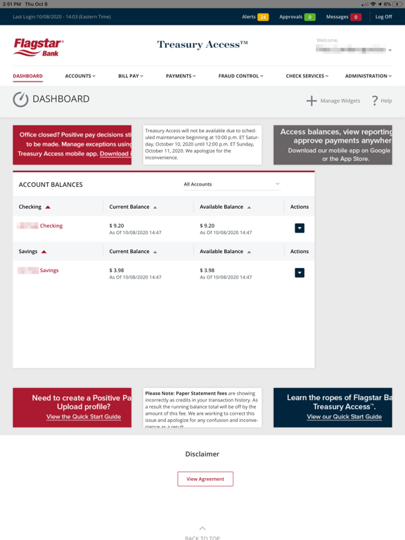 Screenshot #5 pour Flagstar Bank Treasury Access