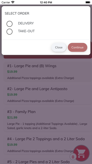 Merendino's Pizza Ocean NJ Screenshot
