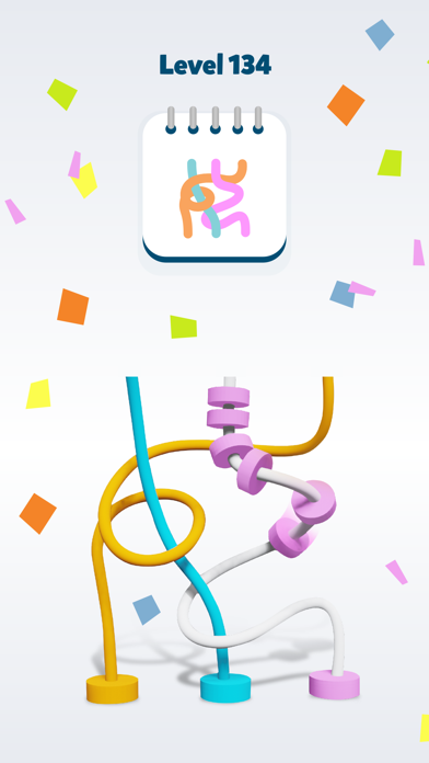 Twisted Master: Tangle Rods 3D Screenshot