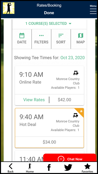 GolfDay North Carolina Screenshot