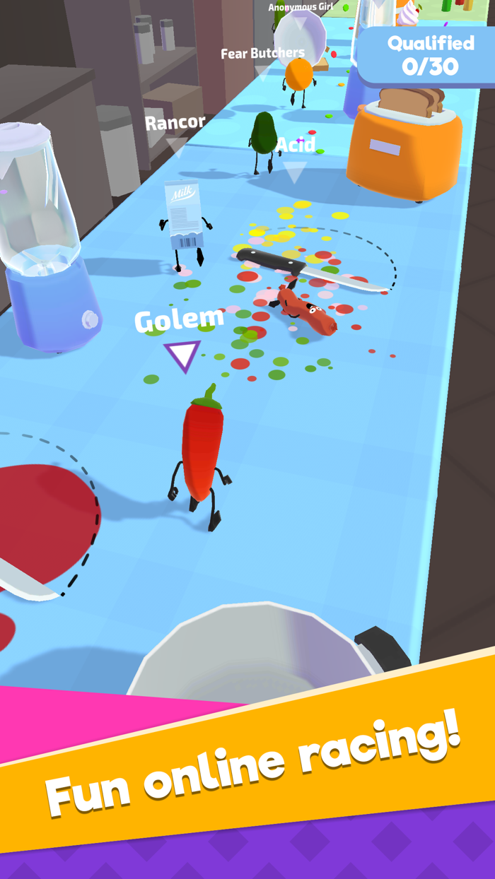 Epic Fall - Kitchen Race 3D