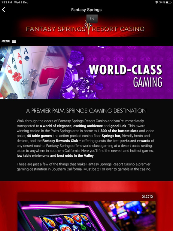 Fantasy Springs Resort Casino screenshot 3