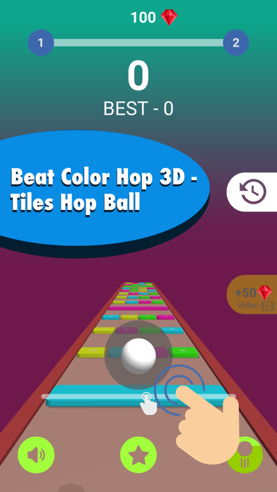 Beat Color Hop 3D - Tiles Hop Screenshot