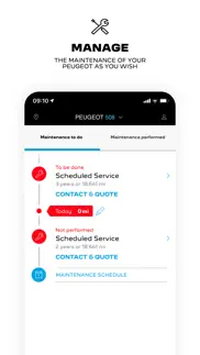 mypeugeot app iphone resimleri 3