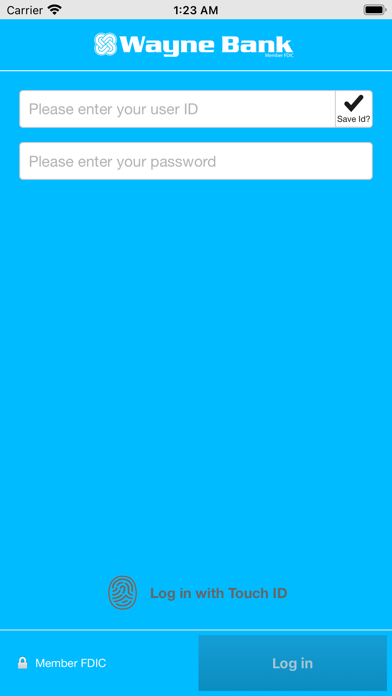 Wayne Bank Business Screenshot