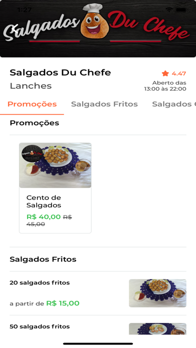 Tánamão Food Screenshot