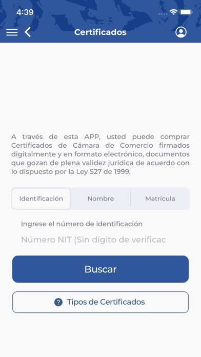 Cámara de Comercio Santa Marta Screenshot