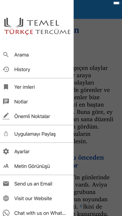 Basic Turkish New Testament Screenshot
