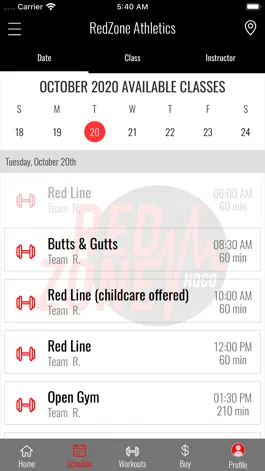 Game screenshot RedZone Athletics apk
