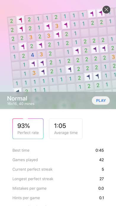 Mineswifter (Minesweeper) Screenshot