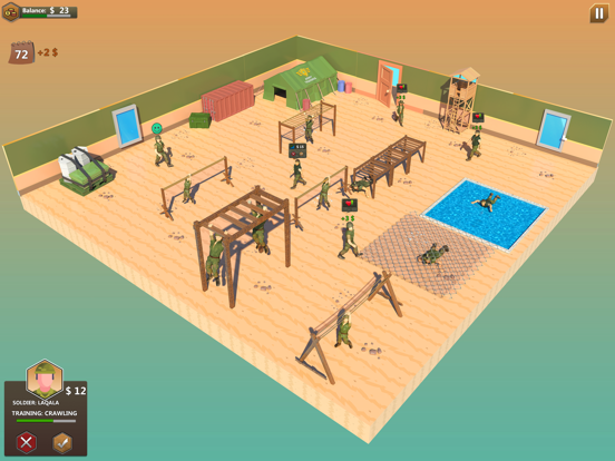 Screenshot #5 pour Army Fitness Training Idle Sim