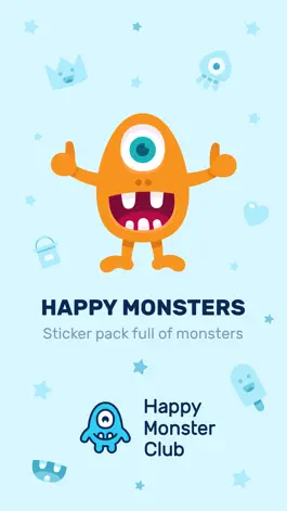 Game screenshot Happy Monster stickers mod apk