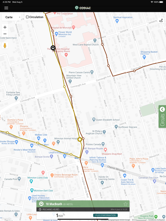 Screenshot #6 pour Codiac Transpo