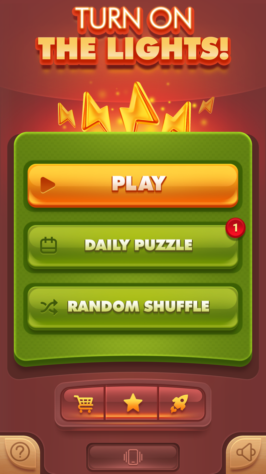 #1. Turn on the lights! Brain Game (iOS) 由: Gabriel Silviu Stefan