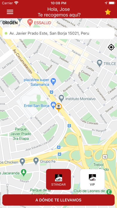 Global Taxi Perú Screenshot