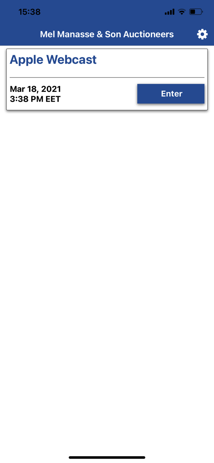 Manasse Auctioneers Live