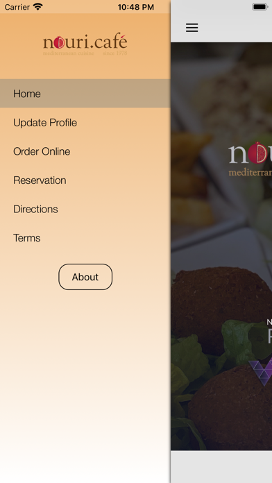 Nouri Cafe Screenshot