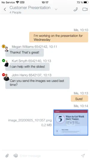 Avaya Workplace screenshot 4