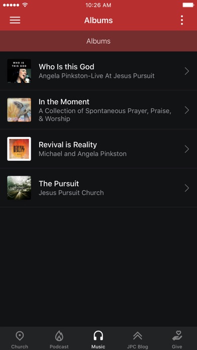 Jesus Pursuit Church Screenshot